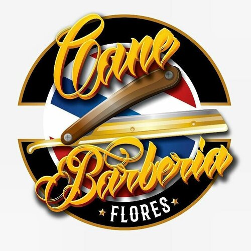 Logo Cane Barbería Flores